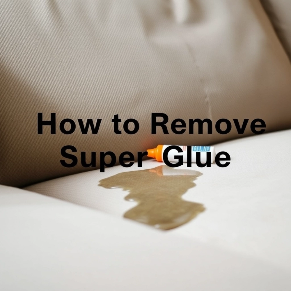 Jak Usunąć Super Glue Z Kanapy