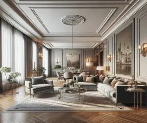Eleganckie wykończenia mieszkań