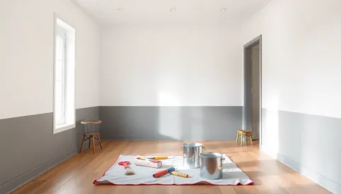 Jak pomalować przedpokój na dwa kolory